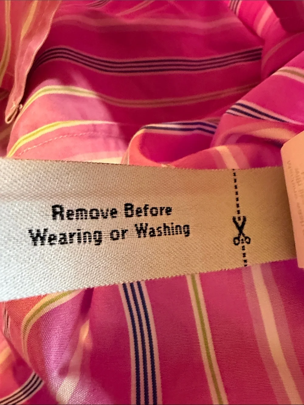 J. Crew Pink & White Striped Button-Down Shirt